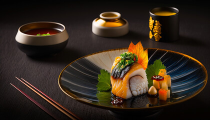 Sushi Night with Friends: Enjoy the Fresh and Delicious Seafood of Our Japanese Restaurant with Great Company and Ambiance