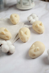 Natural baby soap bunny