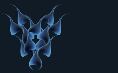 Digital Flames Vector Company Name