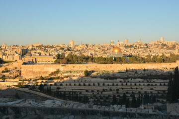Fototapeta na wymiar The Old City in Jerusalem.