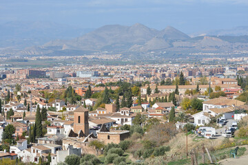 Fototapeta na wymiar Granada in November.