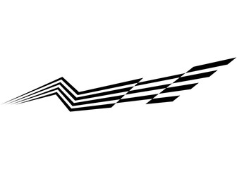 Vector pattern for a sports car, boat, moto, body, SUV, toys, sportswear. For interior decor, wall art, web design, advertising, textiles, printing, packaging. Sports pattern. Modern striped vector b