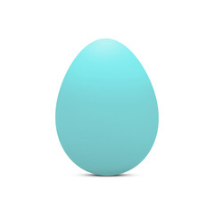 A Blue Easter Egg Illustration. Easter egg blue color isolated on transparent background. Png festive element for your creativity and design of postcards, posters, banners and social media posts.