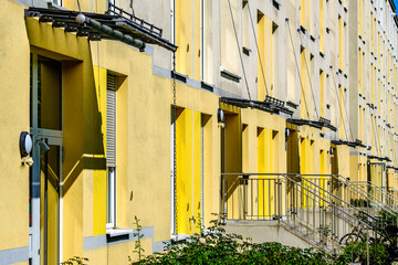 Fototapeta na wymiar modern apartment house in austria