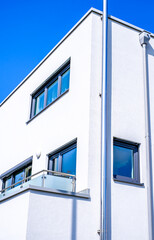 modern new house facade in austria