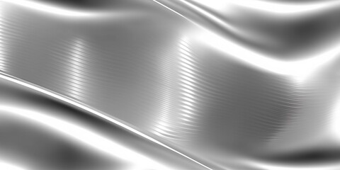 Edler Aluminium Silber Hintergrund mit sichtbarer Struktur. ai generativ - obrazy, fototapety, plakaty