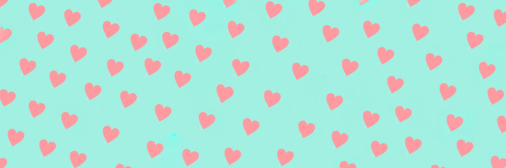 Texture with love hearts for design. seamless background pattern with hearts. Heart for Valentines Day, Composition for greeting card.