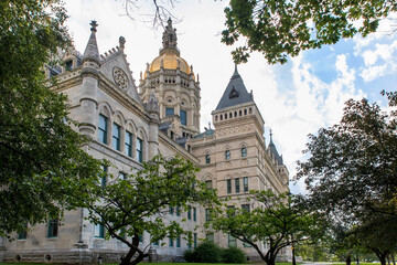 Fototapeta na wymiar Connecticut State Capitol Building