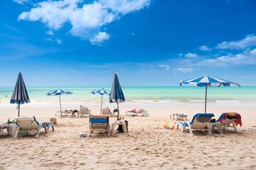 White Sand Beach Khao Lak, Thailand, Andaman sea. 