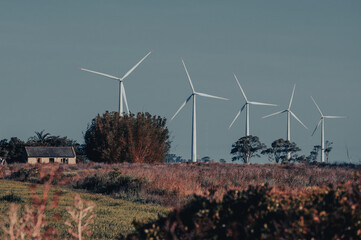 Usina eólica no Uruguay