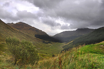 Schöne Landschaft in den schottischen Highlands
