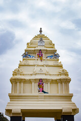 Closeup of Some of the Deities on the Kempegowda Tower Next to the Public Lalbagh Gardens in Bengaluru, India