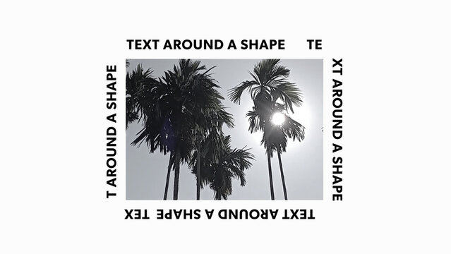 Text Around A Shape Media Replace