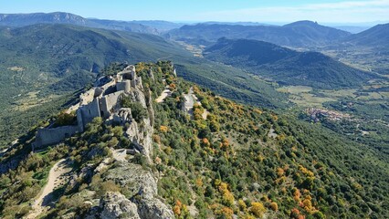 Peyrepertuse castle in France