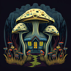 Ai Generative Mushrooms 