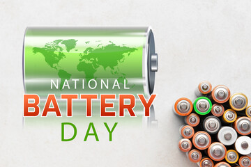 Poster for National Battery Day