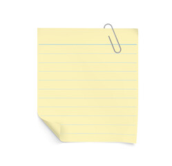 Blank paper sheet. Vector illustration on white background. Can be use for your design, presentation, promo, adv. EPS10.	