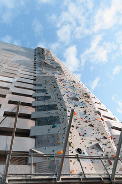 Climbing wall CopenHill, Vindm&oslash;llevej, Copenhagen, Denmark