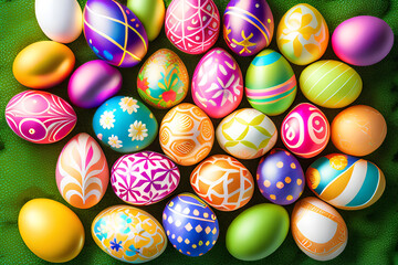 Fototapeta na wymiar Whimsical Easter Wonderland | High-Quality Easter-Themed Images for Your Creative Design Projects