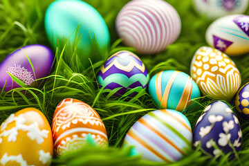 Fototapeta premium Whimsical Easter Wonderland | High-Quality Easter-Themed Images for Your Creative Design Projects