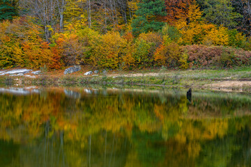 Autumn views in the mountains