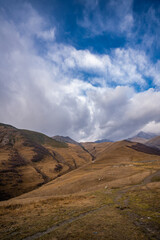 landscape with sky and clouds