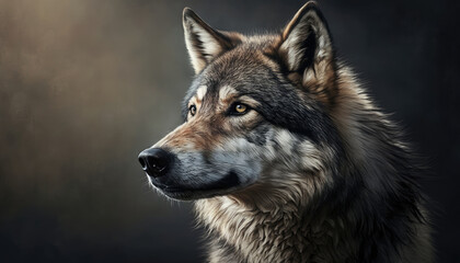 Obraz premium wolf very lifelike