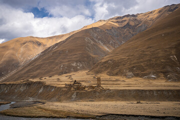 Autumn views in the mountains