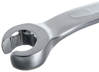 adjustable wrench isolated on white background