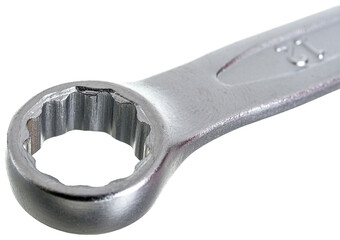 adjustable wrench isolated on white background