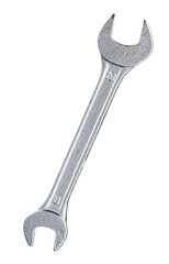 adjustable wrench isolated on white background