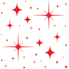 Fototapeta premium Sparkle star icons. Shine icons. Stars sparkles vector. Sparkle icons set. Shine symbol illustration. star sign collection.