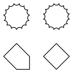 Shape Vector Line Icons