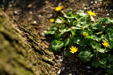 spring yellow flowers 