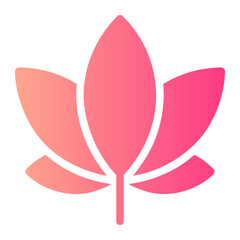 Marijuana gradient icon