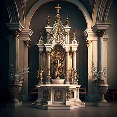catholic altar generative ai