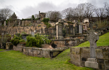 Fototapeta na wymiar Old scottish cementary 