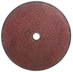 emery wheel on white background
