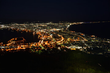Scenic view of Hakodate, Hokkaido