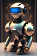 robot with binocular Ai