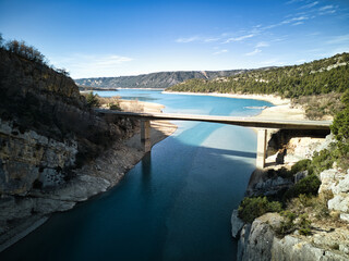 Pont du Galetas (Gorges du Verdon) in the Provence-Alpes-Côte d'Azur region, France