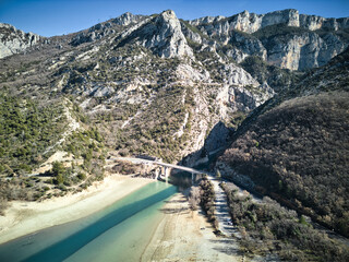 Pont du Galetas (Gorges du Verdon) in the Provence-Alpes-Côte d'Azur region, France