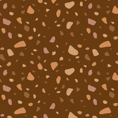 seamless terrazzo pattern.warm&cozy mood 