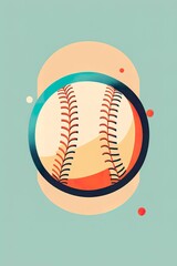 baseball sport illustration people exercising athletes health activities training exercise background flat cartoon
style vector graphic flat colorful design simple lines active generative ai