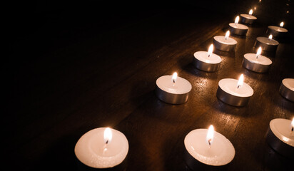 キャンドルのデコレーション