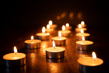 キャンドルのデコレーション