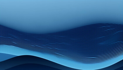 Flüssige blaue Wellen - Inspirierender Vektorgrafik-Hintergrund für digitale Geräte