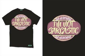 Typography t-shirt design template with grunge