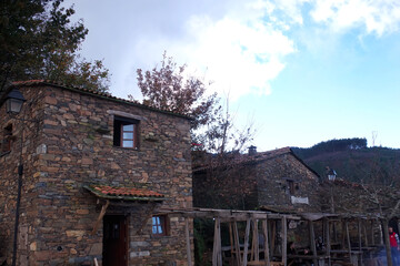Fototapeta na wymiar Talasnal, old village in Lousã mountain, Portugal