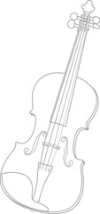 A traced Violin, SVG